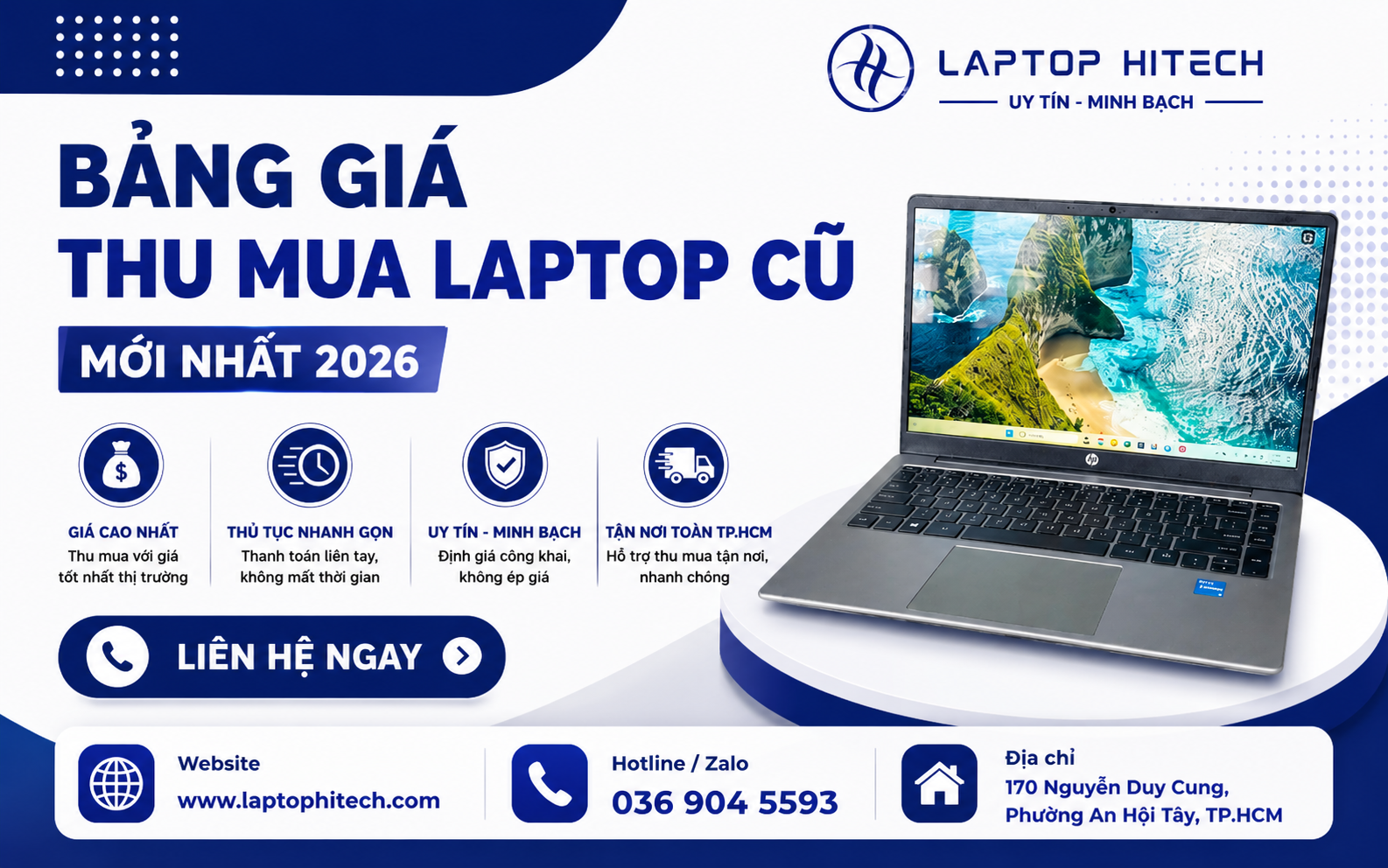 Kiểm tra laptop miễn phí trước khi báo giá thu mua
