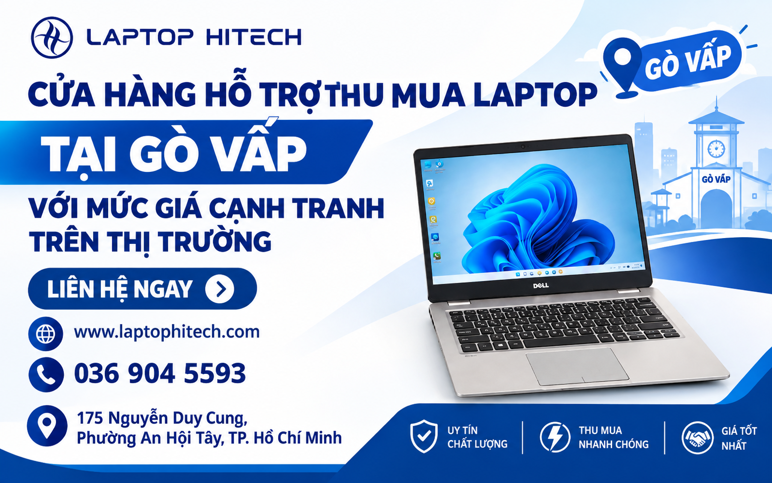 Thu Mua Laptop Nhanh Chóng Tại Gò Vấp