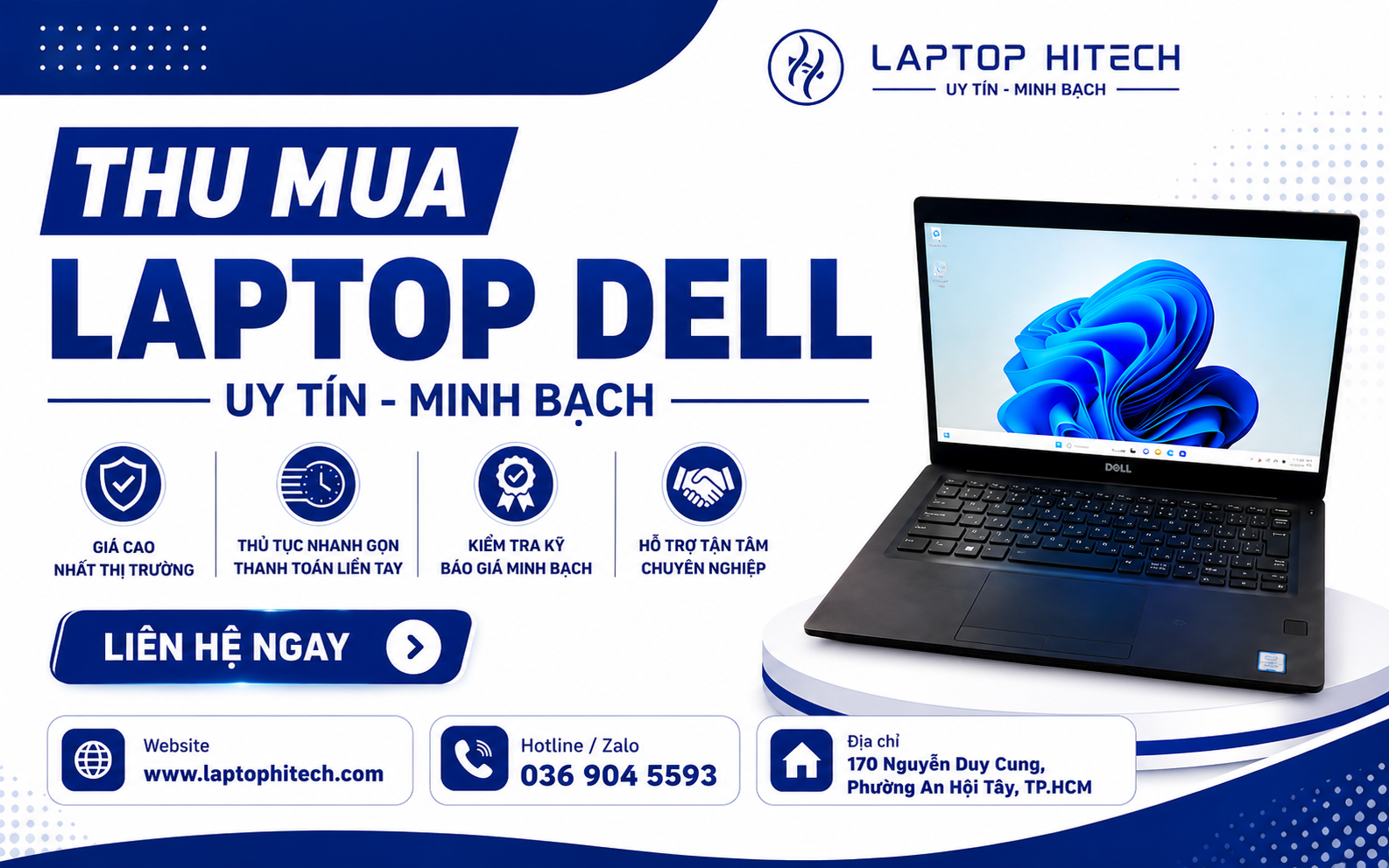  Dịch vụ uy tín giúp bạn yên tâm khi bán laptop