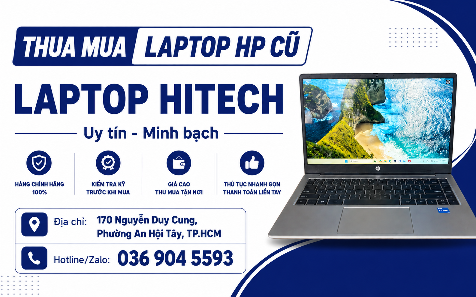 Định giá laptop HP cũ theo cấu hình và tình trạng thực tế