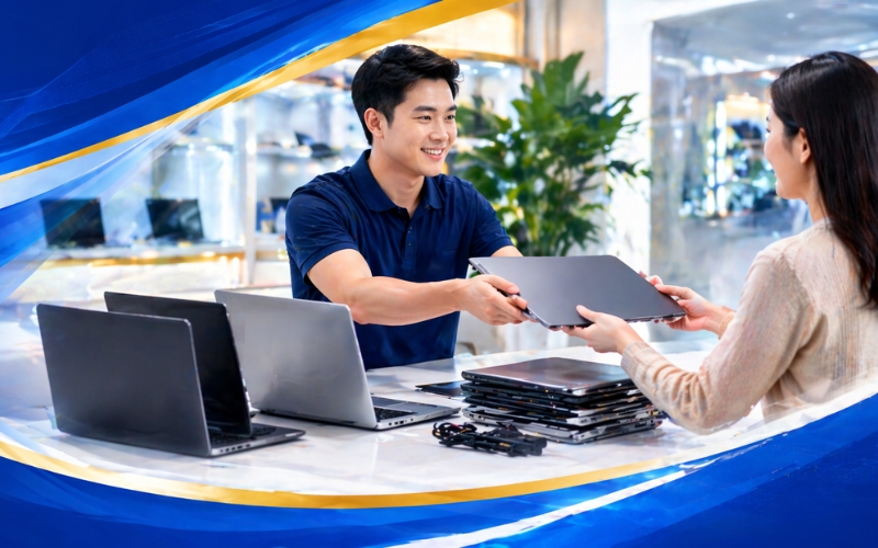 Thu mua laptop giá tốt hỗ trợ tận nơi tiện lợi
