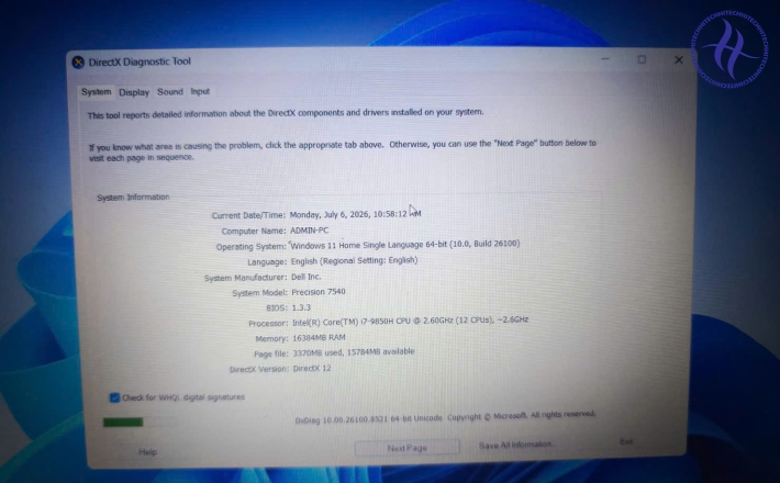 DELL PRECISION 7540 I7 16G