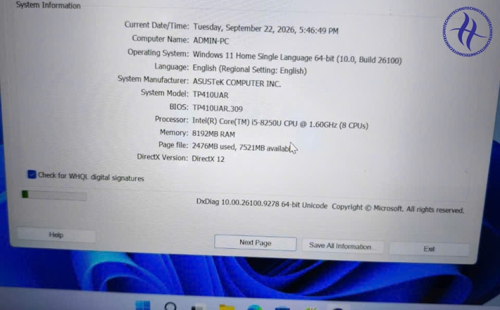 ASUS TP410 I5-8250U