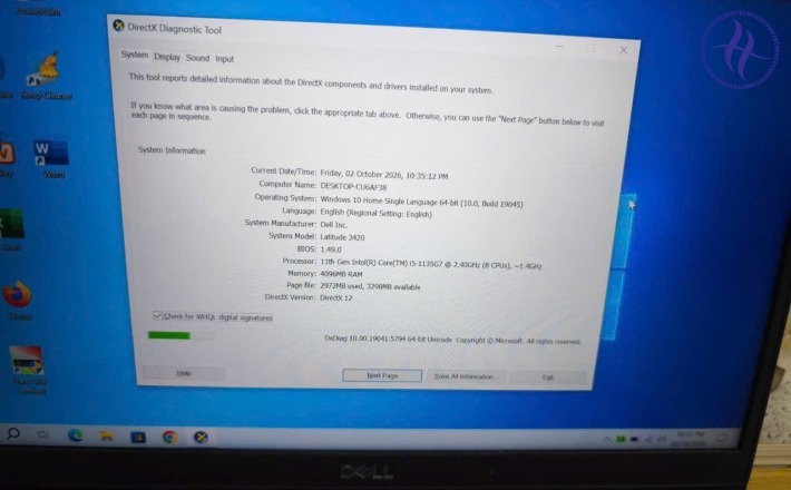 DELL LATITUDE 3420 I5-1135G7/8G