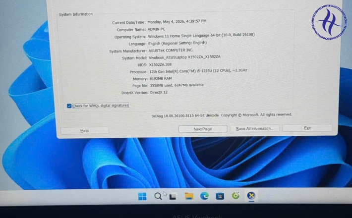 ASUS VIVOBOOK X1502