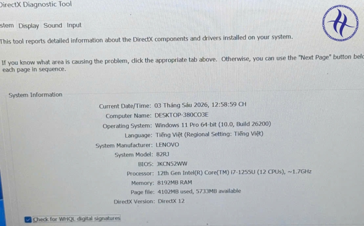 LENOVO IDEAPAD SLIM 3-14ITL06 i7